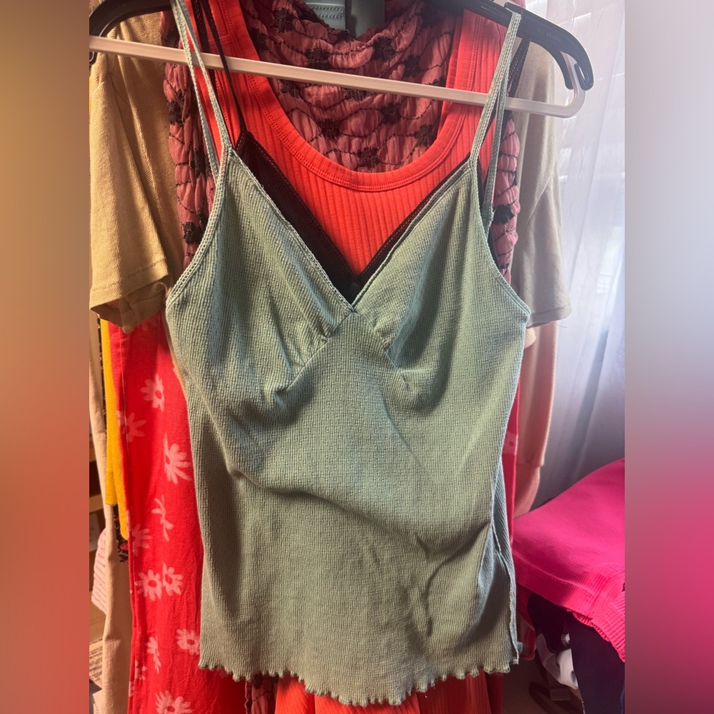 We The Free Oh Honey Cami - Blue Trellis NWOT Size Med Retail $38 - Picture 4 of 4